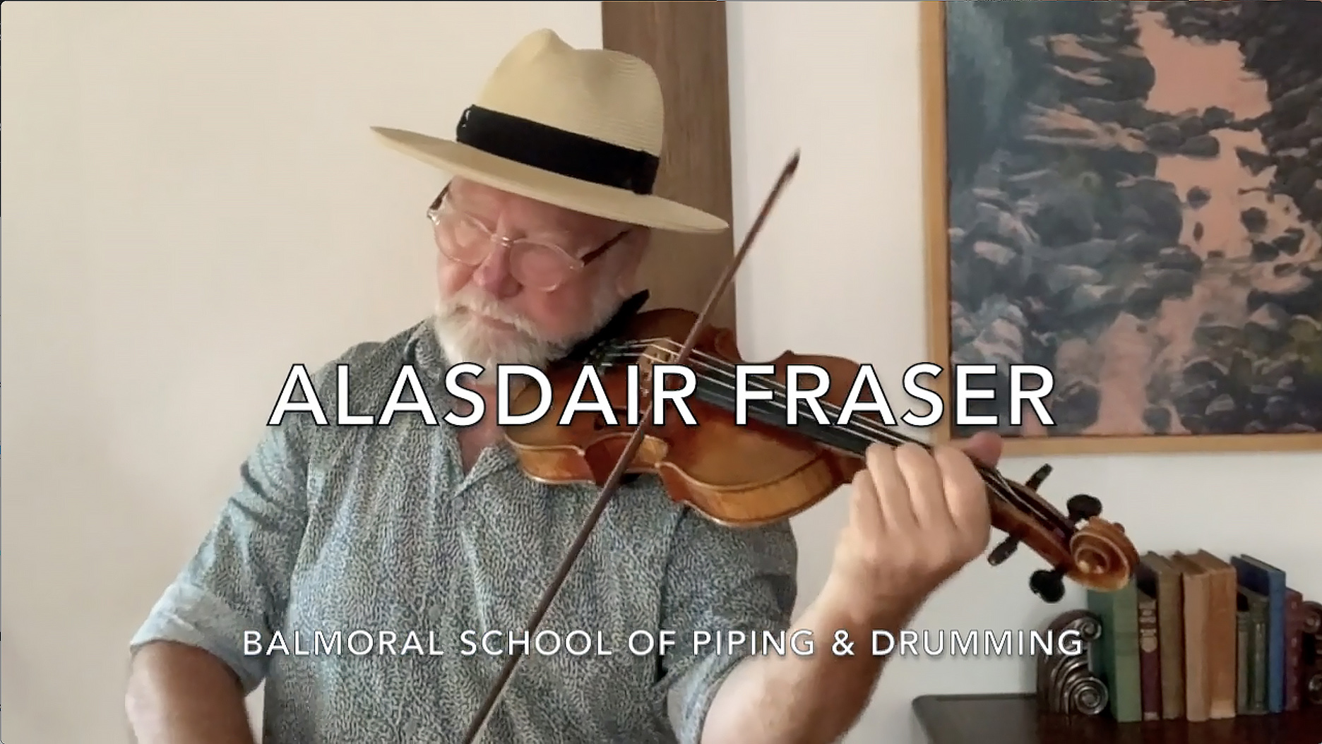 A concert with Scottish fiddle master Alasdair Fraser will be presented as a YouTube Premiere with Live Chat on Saturday, Nov. 14 at 7:30pm EST